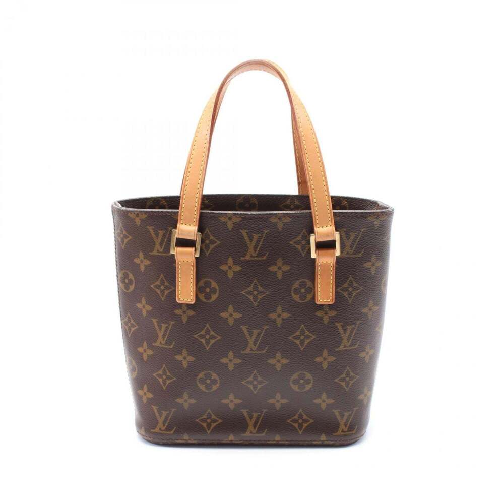 LOUIS VUITTON Authentic Brown Monogram Leather Bag - Picture 2 of 8